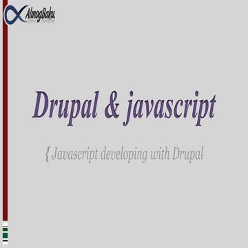 Drupal & javascript