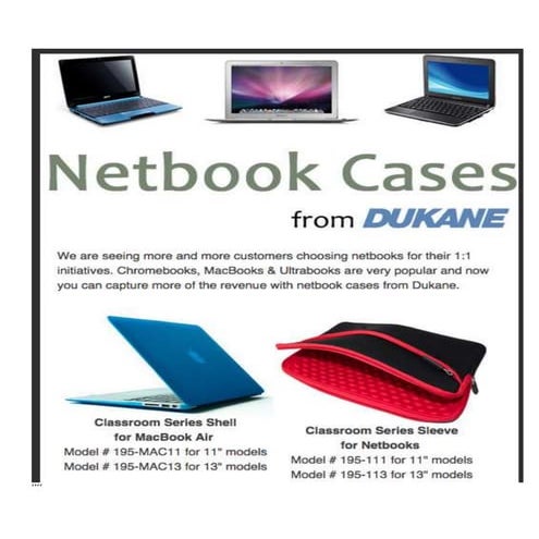 Dukane netbook cases 2015