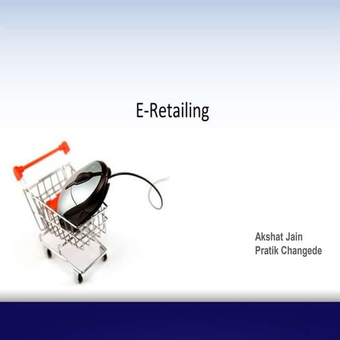 E retailing in india