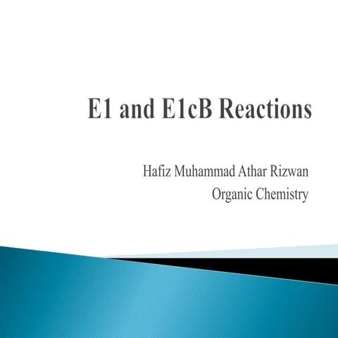E1 reaction