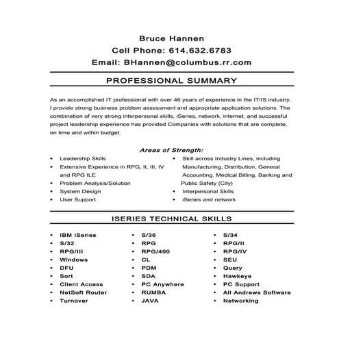 Resume as of 08-25-2016