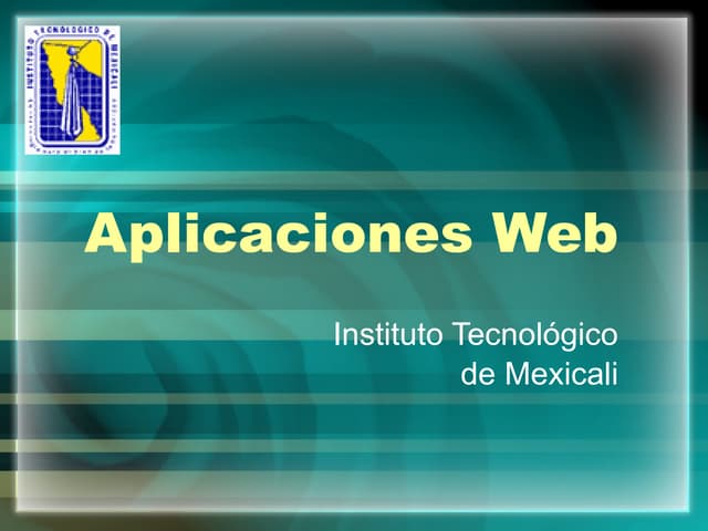 Aplicaciones Web