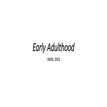 Early Adulthood.pptx