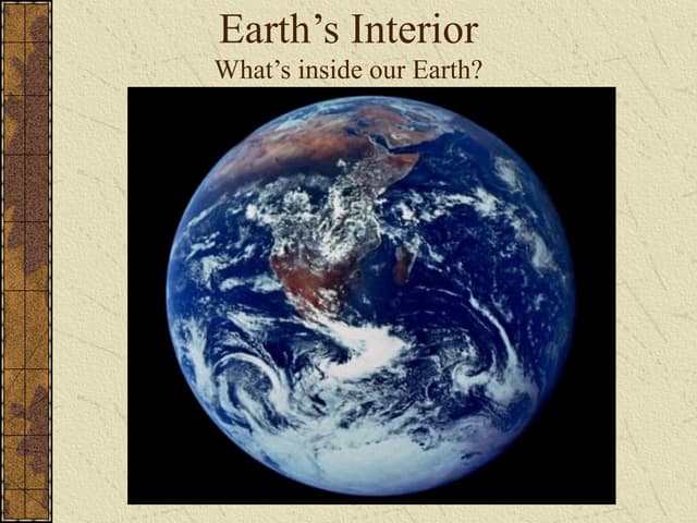 Earth's Interior