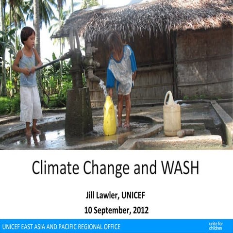 Climate Change and WASH (Unicef)