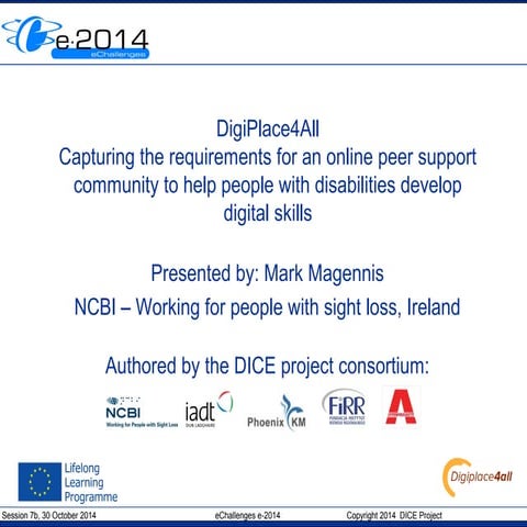 eChallenges presentation digiplace4all