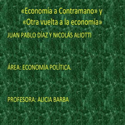 Power point economia 2014