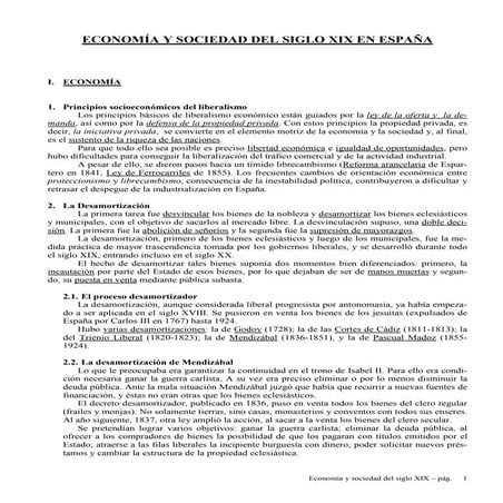 Tema 7. Economia del Siglo XIX