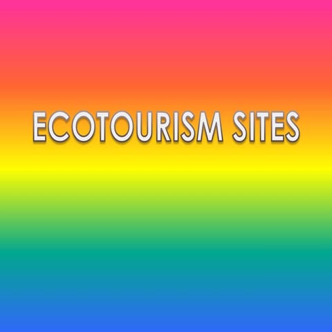 Ecotourism sites