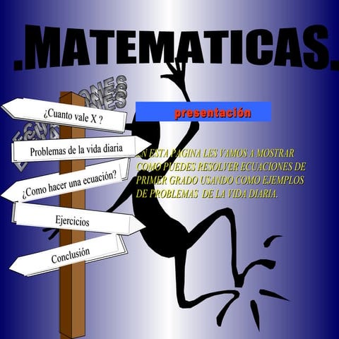 Ecuaciones problemas