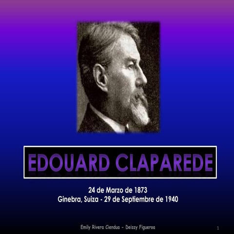 Edouard claparede