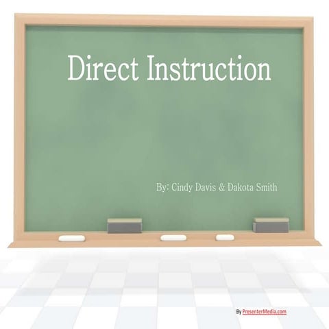 Direct Instruction - PowerPoint Presentation