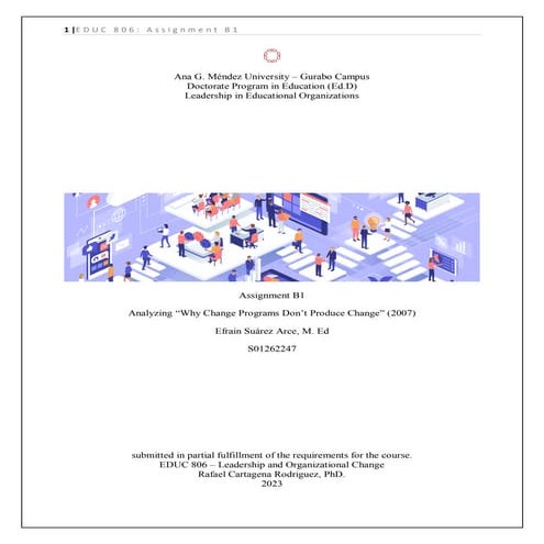 Why Change Programs Don’t Produce Change