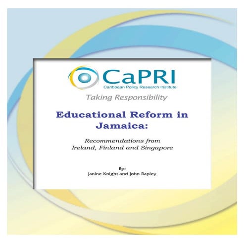 Education reform working paper