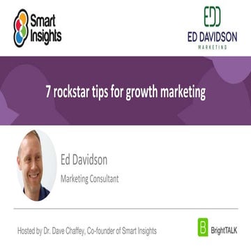 7 rockstar tips for growth marketing