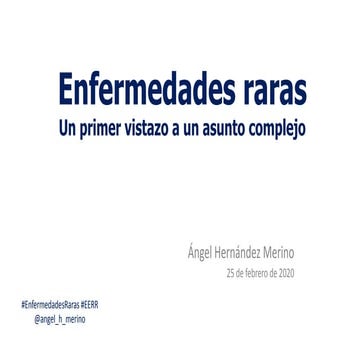 Enfermedades raras 
