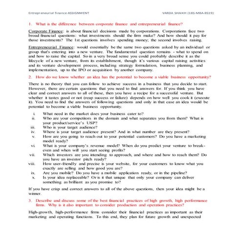 Entrepreneurial finance