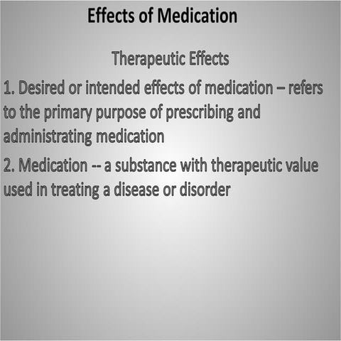 Effectofmeds