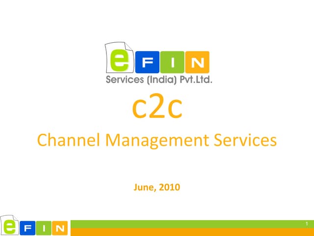 Efin c2c services june10