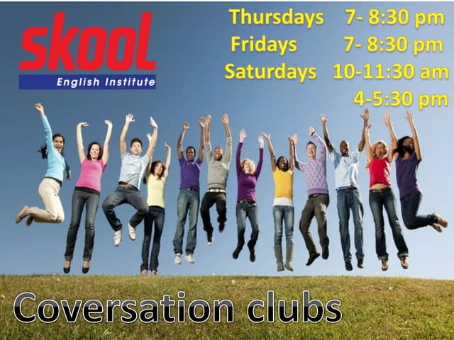 Going to the restaurant conversation club