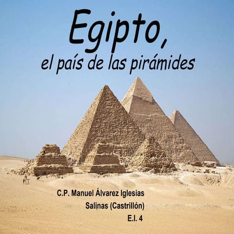 Egipto, infantil