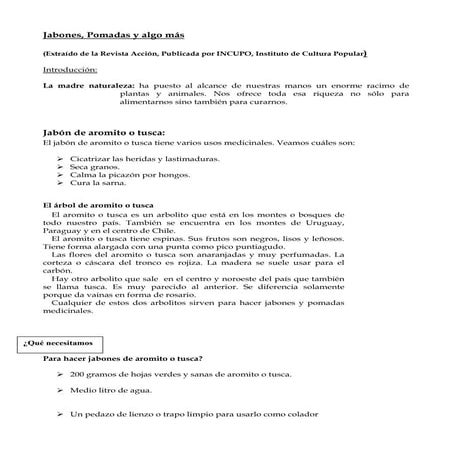 Elaboración de pomadas