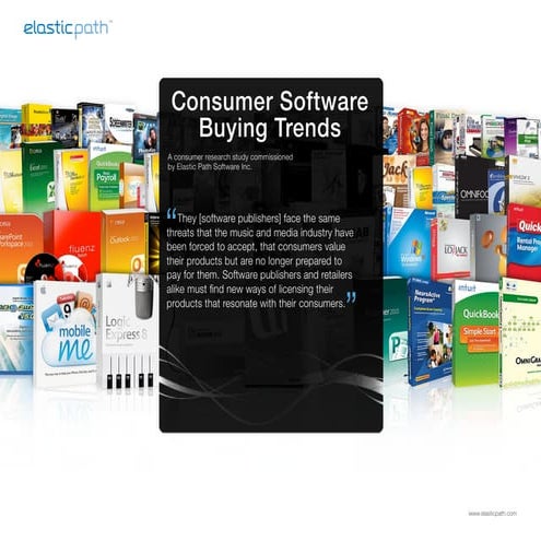 Consumer Software Buying Trends - Elastic Path Software Research Report