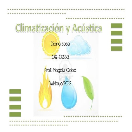El clima y tipos de clima