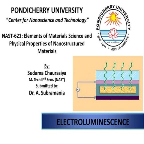 Electroluminesecnce