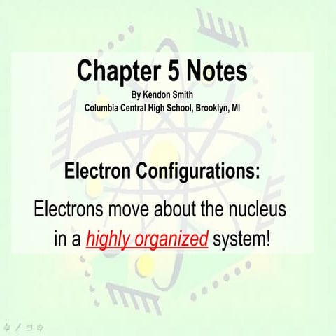 Chapter 5 - Electron Configurations