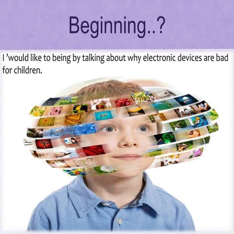 Electronic devices and children