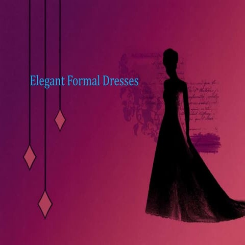 Elegant formal dresses