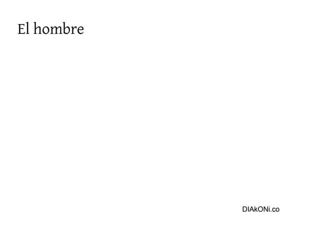 El hombre