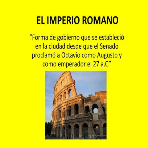 El imperio romano