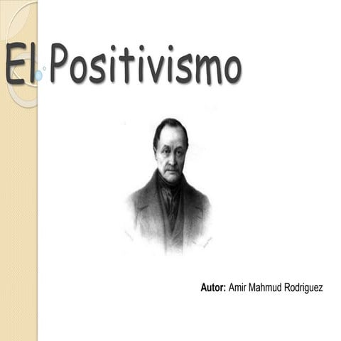 El positivismo