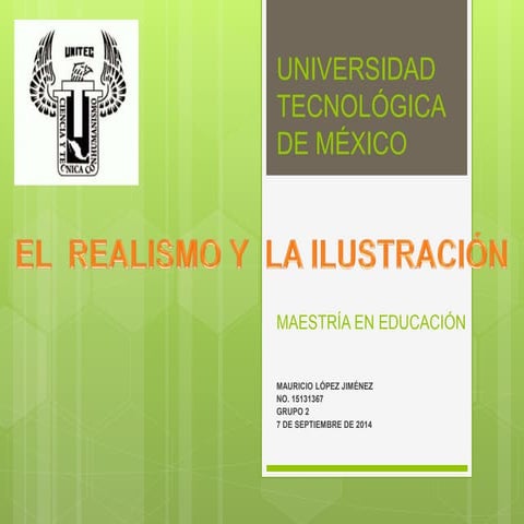El realismo y la ilustración