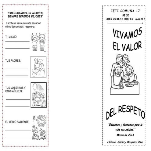 El respeto grado 2 y 3° 