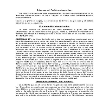 El tratado michelena