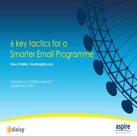 Email marketing tactics 2012