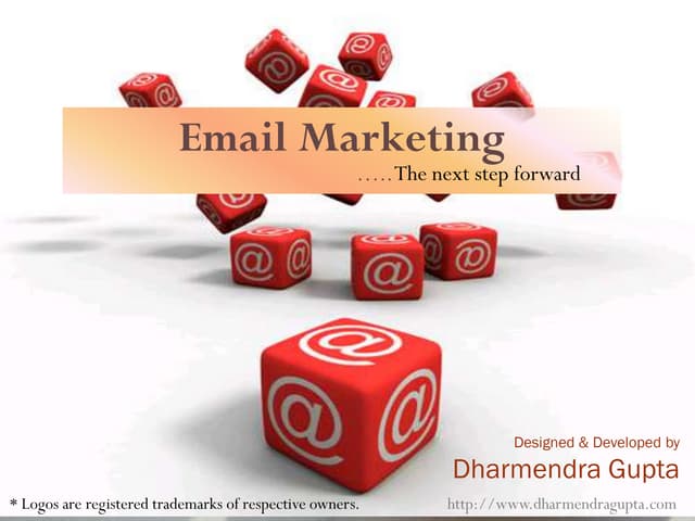Email Marketing.... The Next Step Forward