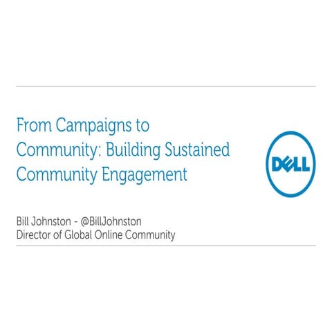 From Campaigns to Community: Building Sustained Community Engagement