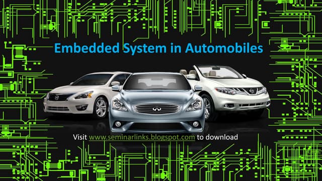 Embedded System in Automobiles 