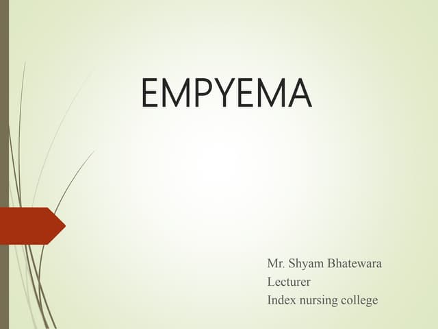 Empyema