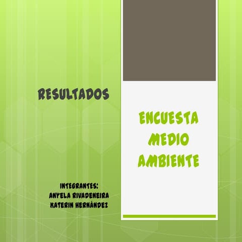 Encuesta medio ambiente