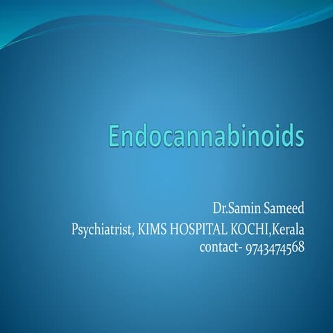 Endocannabinoids..