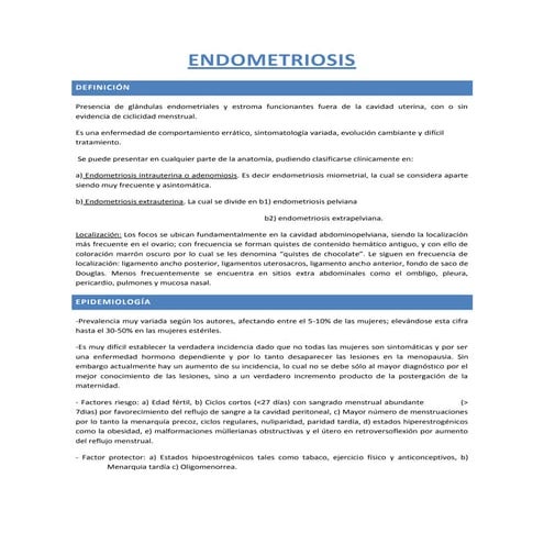Endometriosis final