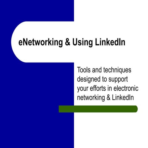 E Networking Linked In
