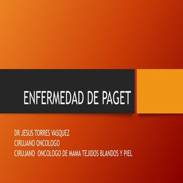 Enfermedad de paget