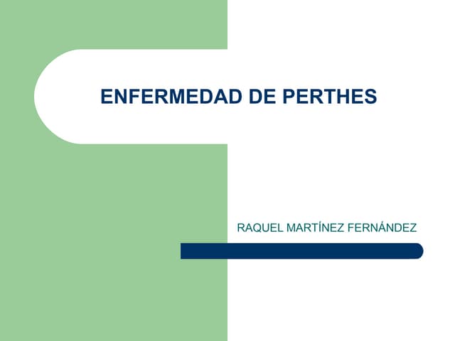 Enfermedad de perthes