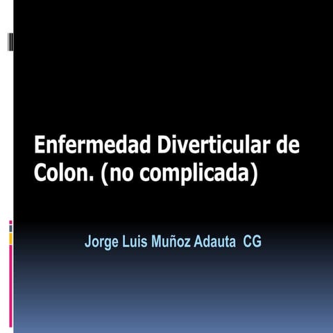 Enfermedad diverticular de colon1